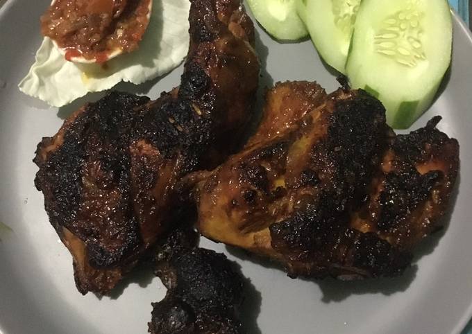 Ayam Bakar Solo (air biasa bkn air kelapa)