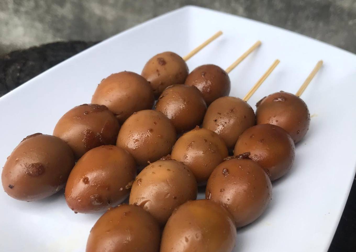 Sate Telur Puyuh Khas Angkringan Yogya