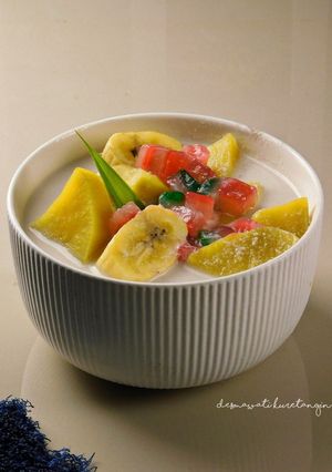 Foto resep Es Kolak Cendol Delima