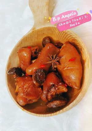 Hình của món Chân giò tàu xì.