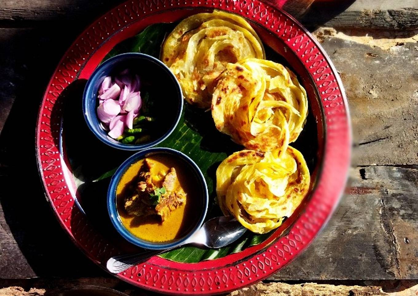 Roti Canai (Roti Maryam)