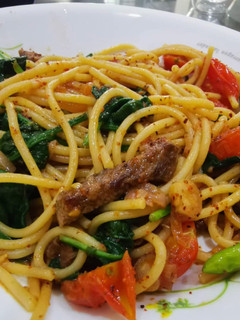 A picture of Beef spaghetti.