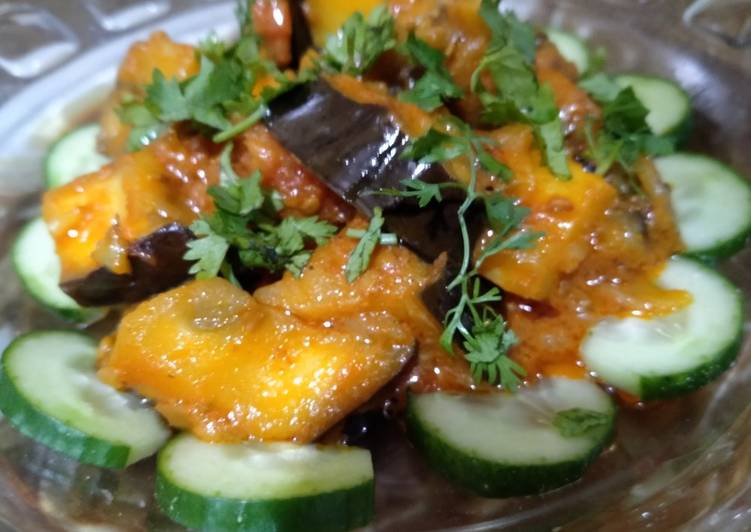 Easiest Way to Make Quick Aaloo baingon chatpatta