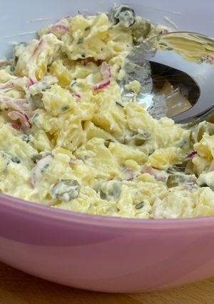Kartoffelsalat vegetarisch Rezepthauptbild