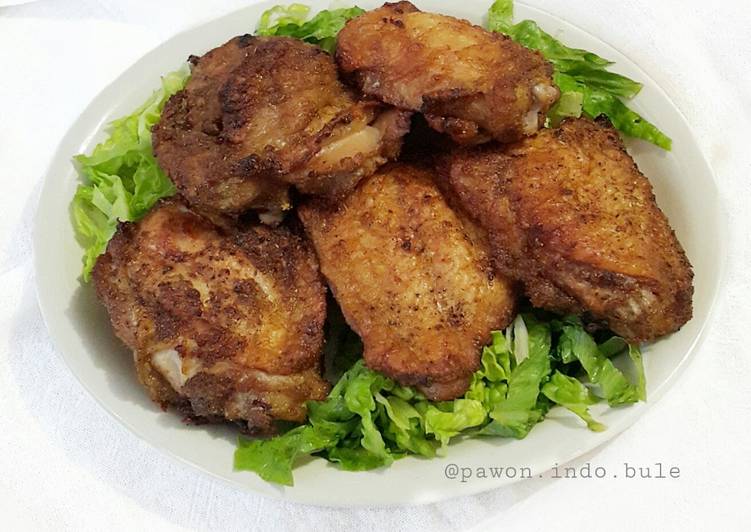 Indonesian Traditional Fried Chicken (Ayam Ungkep)
