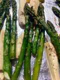 Roasted Asparagus and Parsnips 🧄