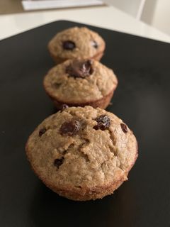 Una foto de Muffins de banana y avena