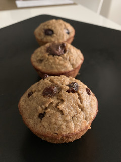 Una foto de Muffins de banana y avena