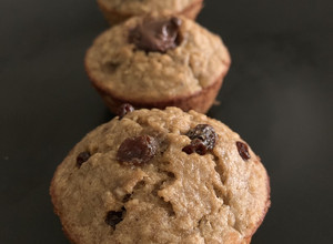 Una foto de Muffins de banana y avena