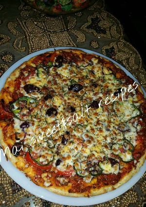صورة لوصفة بيتزا السريعة
