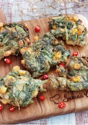 Foto resep Bakwan Bayam Renyah #recook_sukma