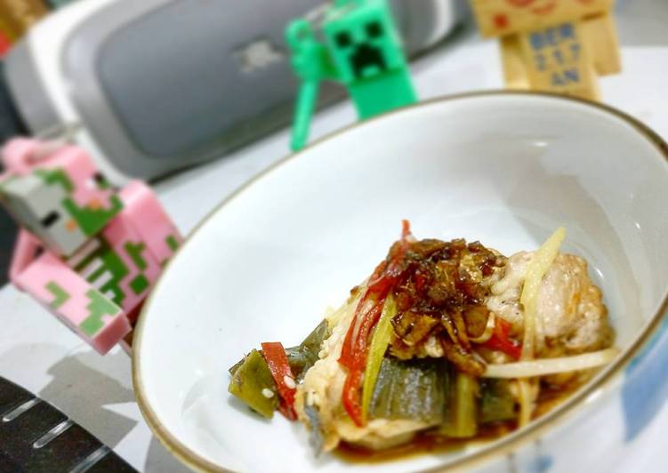 Cara Gampang Membuat Ayam rebus wijen bawang putih ala korea, Bikin Ngiler