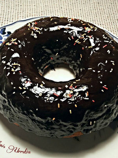 Una foto de Bizcocho de menta y chocolate amargo