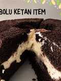 Bolu Ketan Hitam with melted cheese