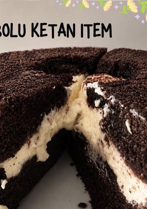 Foto resep Bolu Ketan Hitam with melted cheese