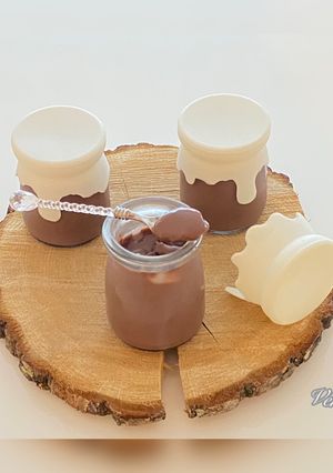 Une photo de Crème végétale au chocolat
