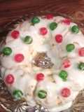 My edible Christmas wreath