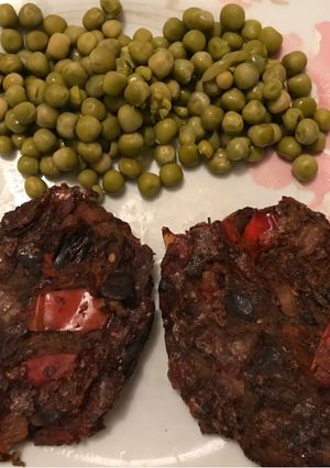 Una foto de Hamburguesas de berenjena 🍆