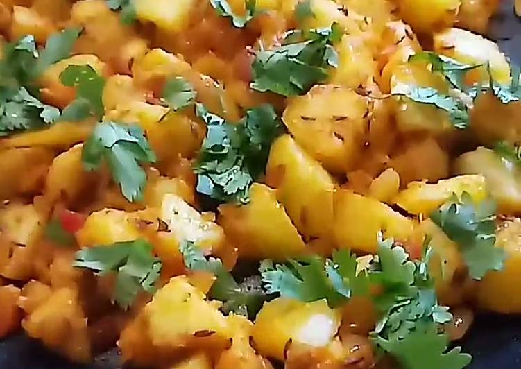 Recipe of Homemade Aloo Jeera Sabji