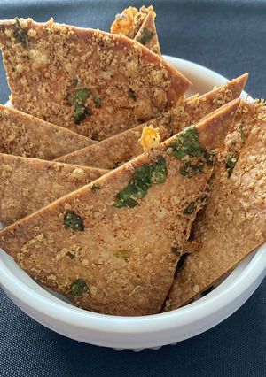 Una foto de Nachos caseros