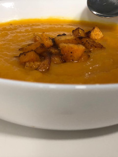 Una foto de Crema de Calabaza