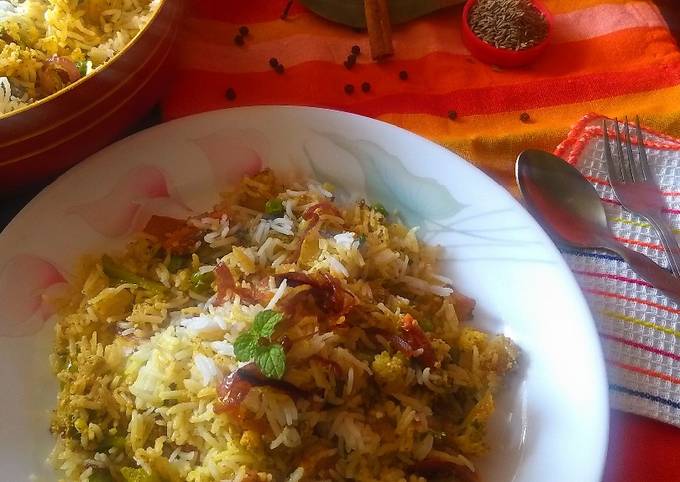 Veg dum biryani