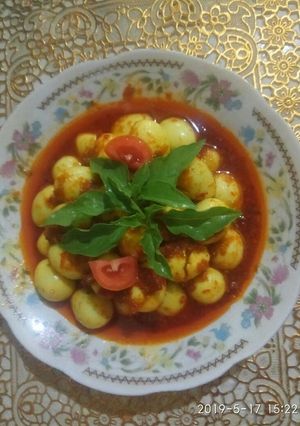 Foto resep Telur Puyuh bumbu merah