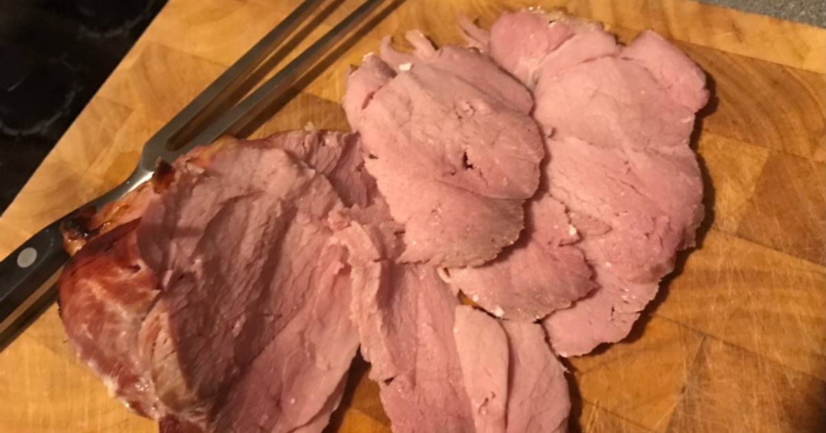 Grape Jam glazed roast gammon Recipe by CBW Cookpad