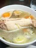 Caldo de Menudos de Pollo con Jengibre & Papas