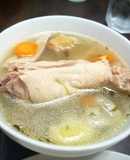 Caldo de Menudos de Pollo con Jengibre & Papas