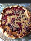 Tarte « sanguinaire » d Halloween airelles groseilles et cassis