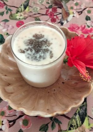 A picture of Chia seeds lassi.
