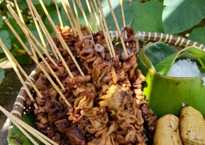 Resep Sate Usus Oleh Lucky Kitchen Cookpad