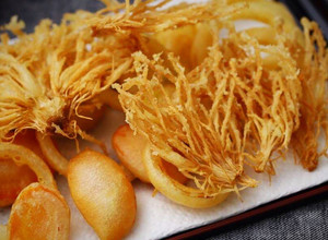 Hình của món Tempura rau củ chiên.
