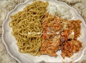 Foto resep Mie ayam geprek