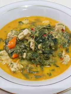 Foto resep Sayur Daun Singkong Tempe