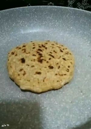 صورة لوصفة قرص أو رغيف خبز الشوفان الصحي بدون عجن ولا خميرة