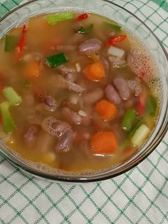 Foto resep Sop daging Kacang merah
