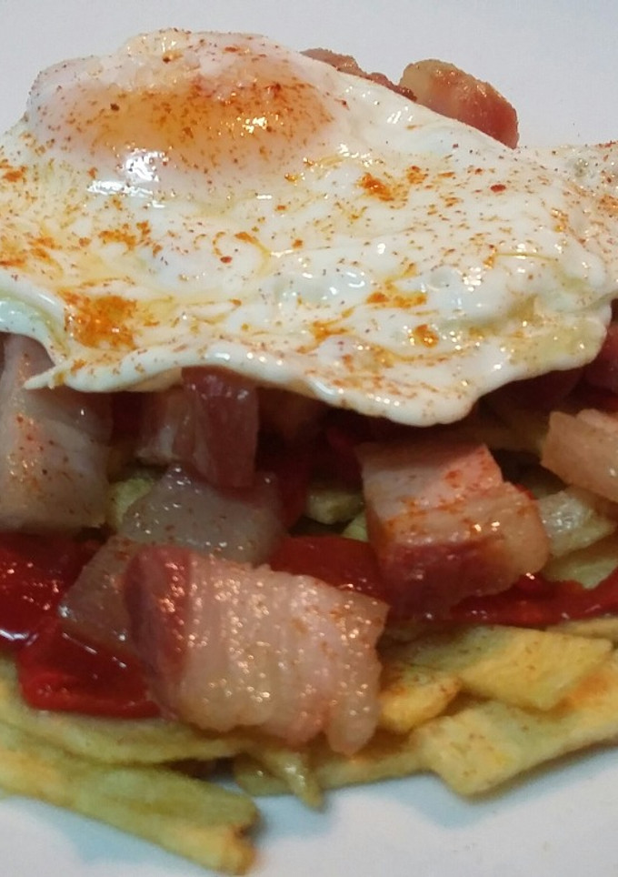 Una foto de Huevos estrellados camperos