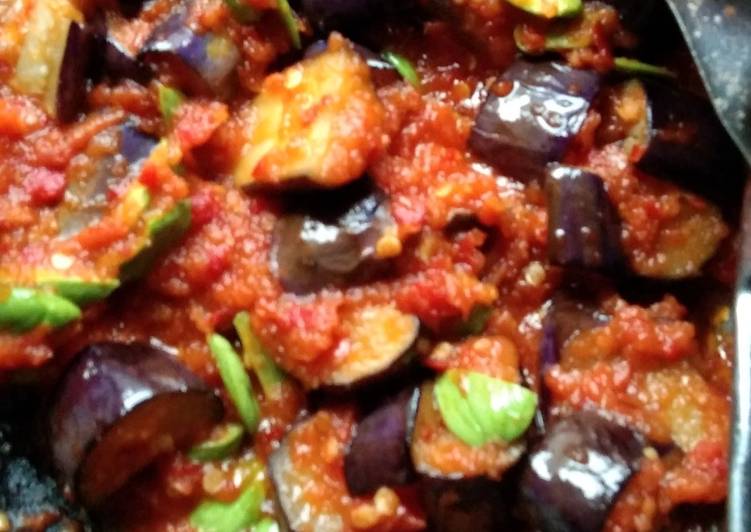 Resep Sambel terong pete Anti Gagal