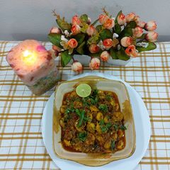 Prawns onion tomato masala A picture of Prawns onion tomato masala.