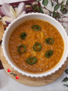 عکسی از دستور خوراک دال عدس 😋