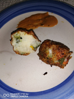 A picture of Veggie balls.