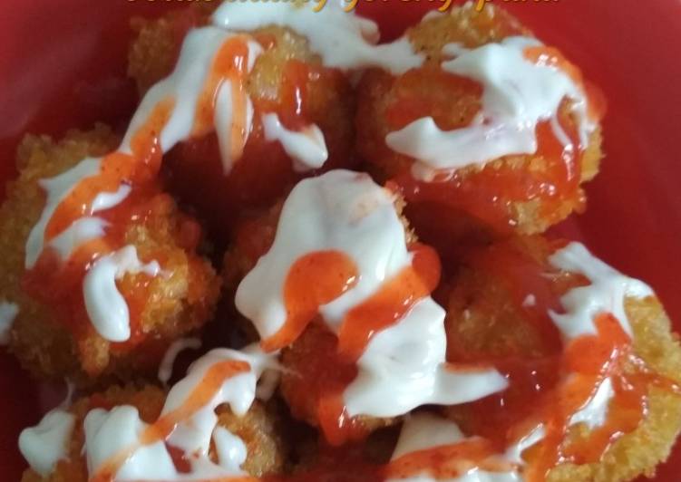 Resep Bola2 udang goreng panir yang Lezat