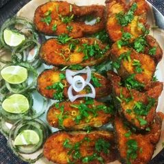 A picture of Fried fish.