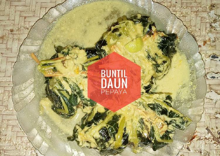 Buntil daun pepaya