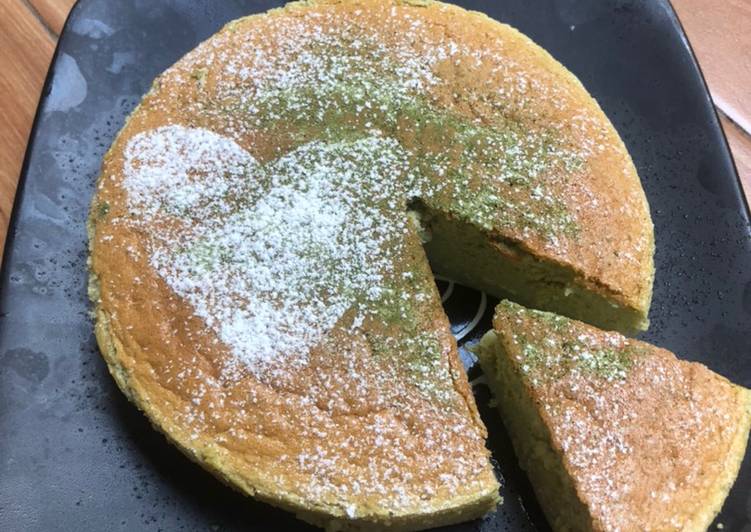 Resep Sponge Matcha Cheesecake Anti Gagal
