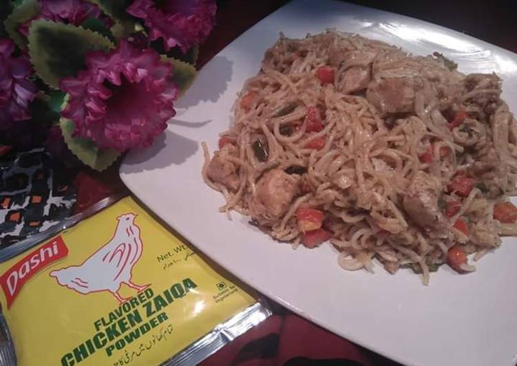 Recipe of Quick Chicken Noodles