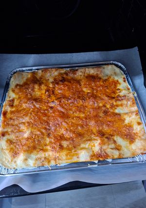 Una foto de Lasaña Bolognesa