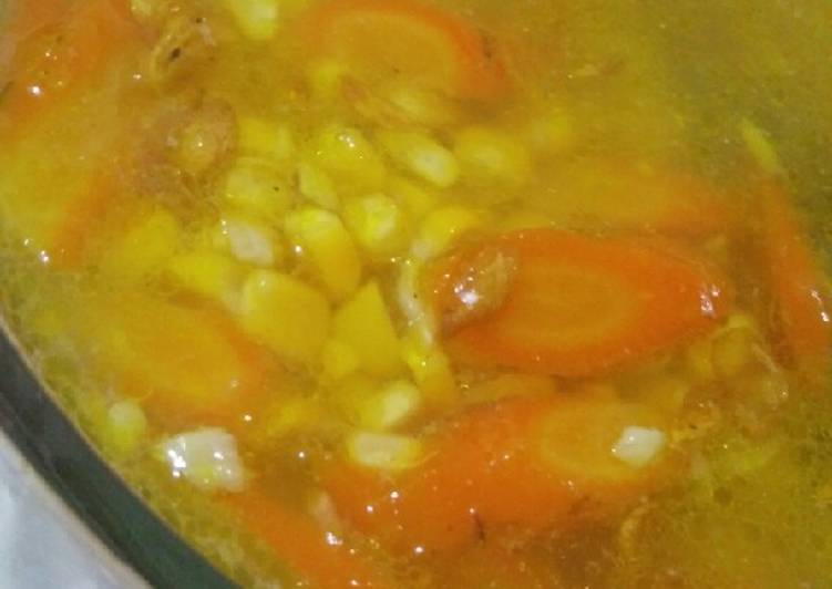Sup jagung manis rupawan
